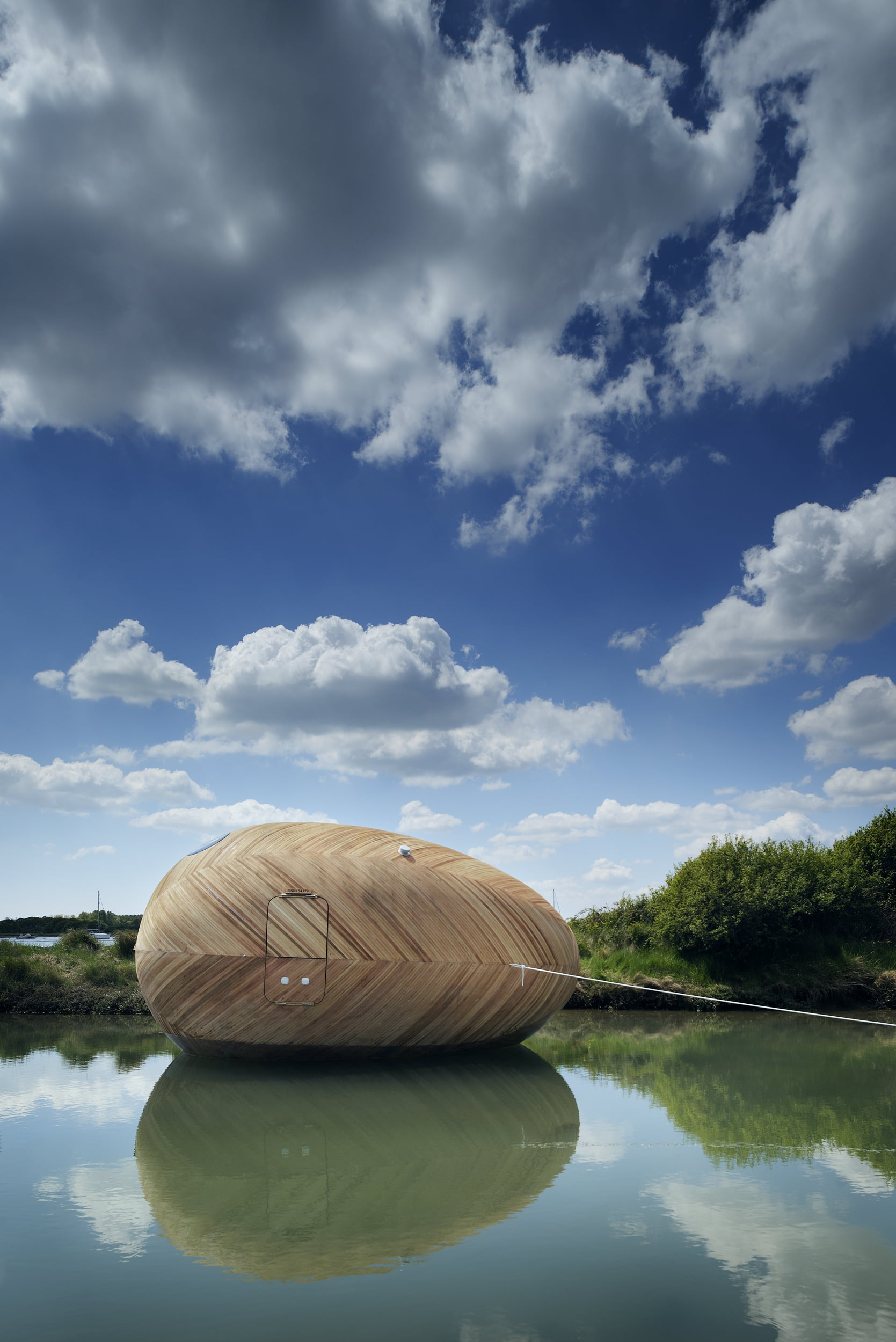 House Tour: A Giant Wooden Egg-Shaped Home in the UK
