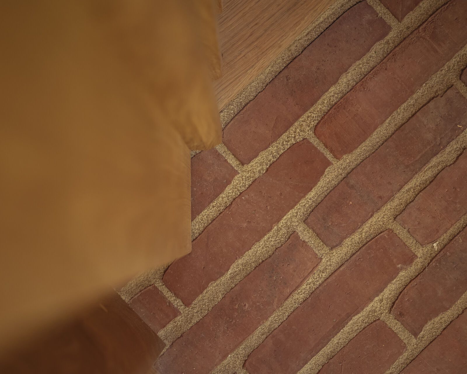 Brick provides texture to surfaces